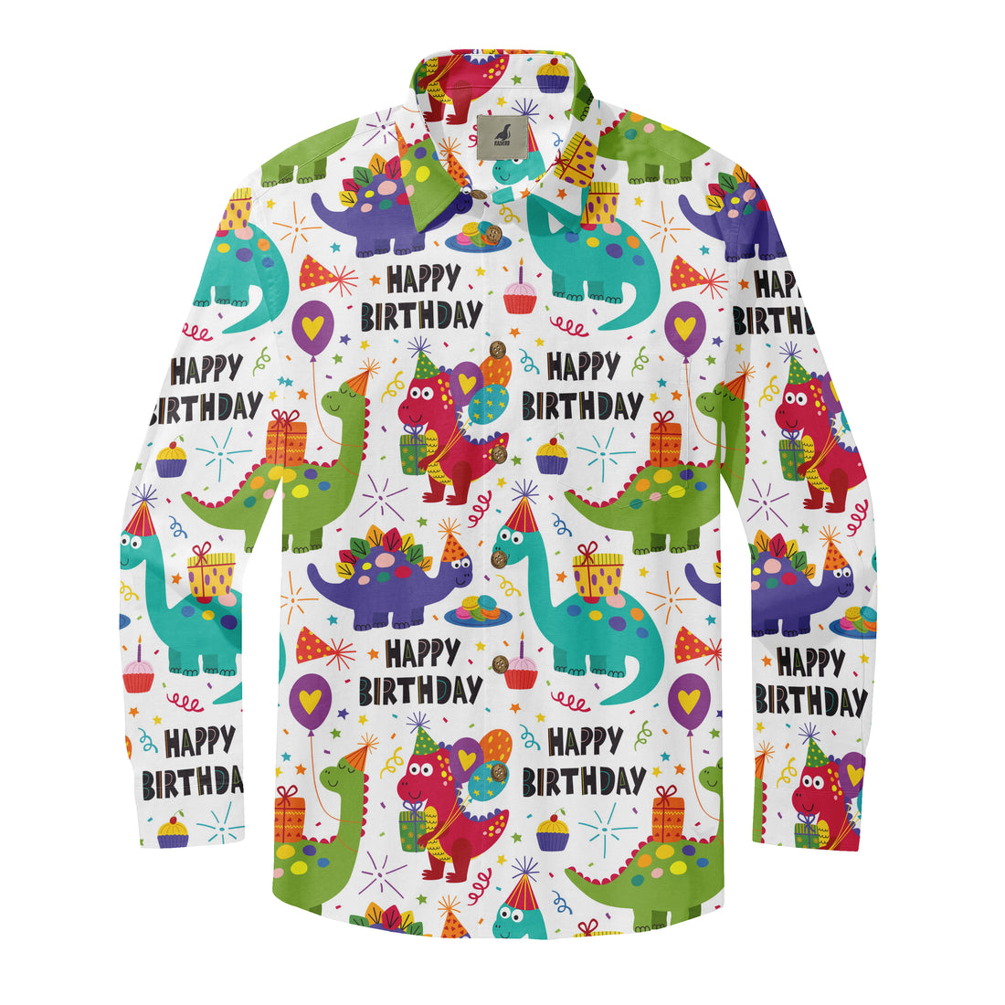 Dinosaur Birthday Party Long Sleeve Shirts