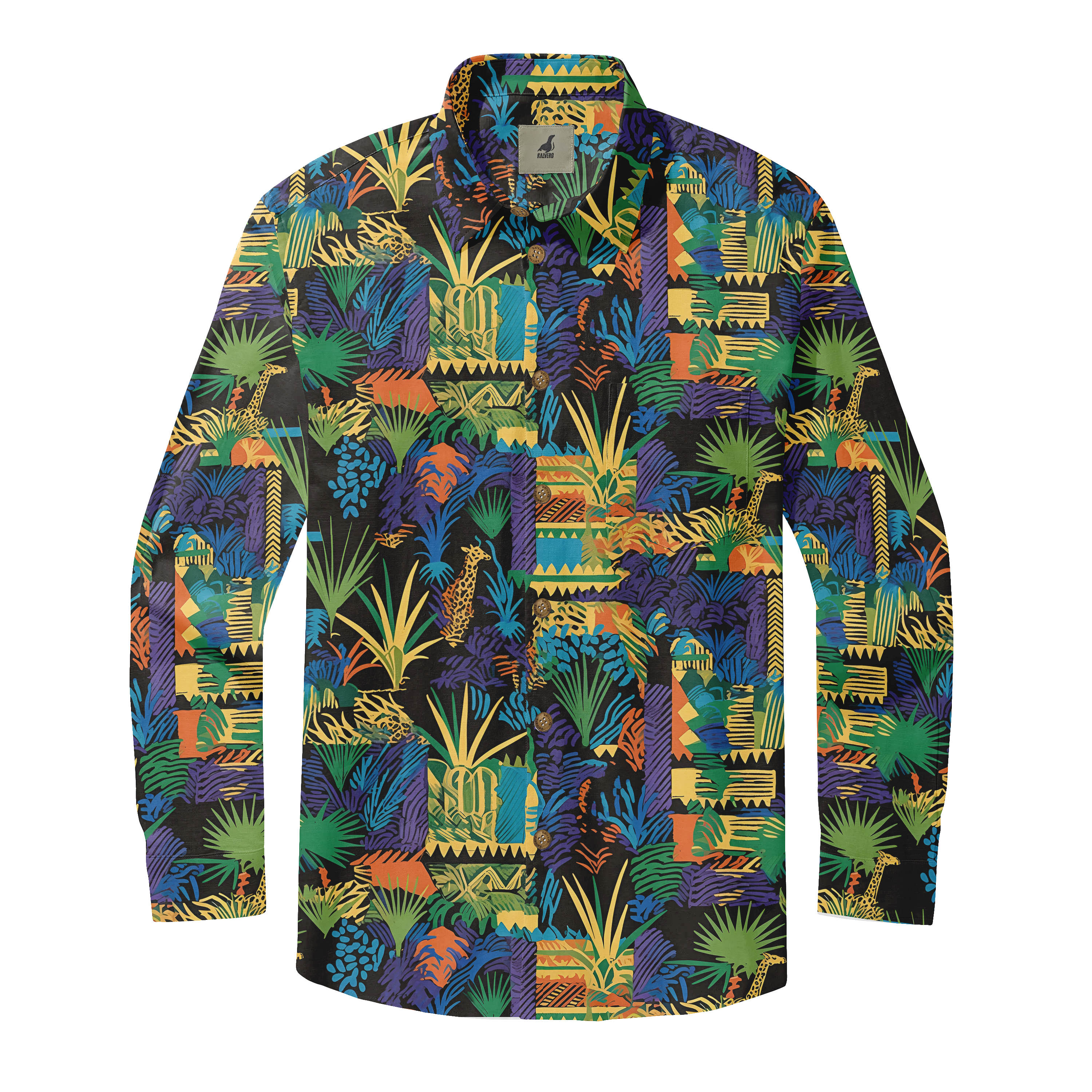 Vibrant Safari Long Sleeve Shirts