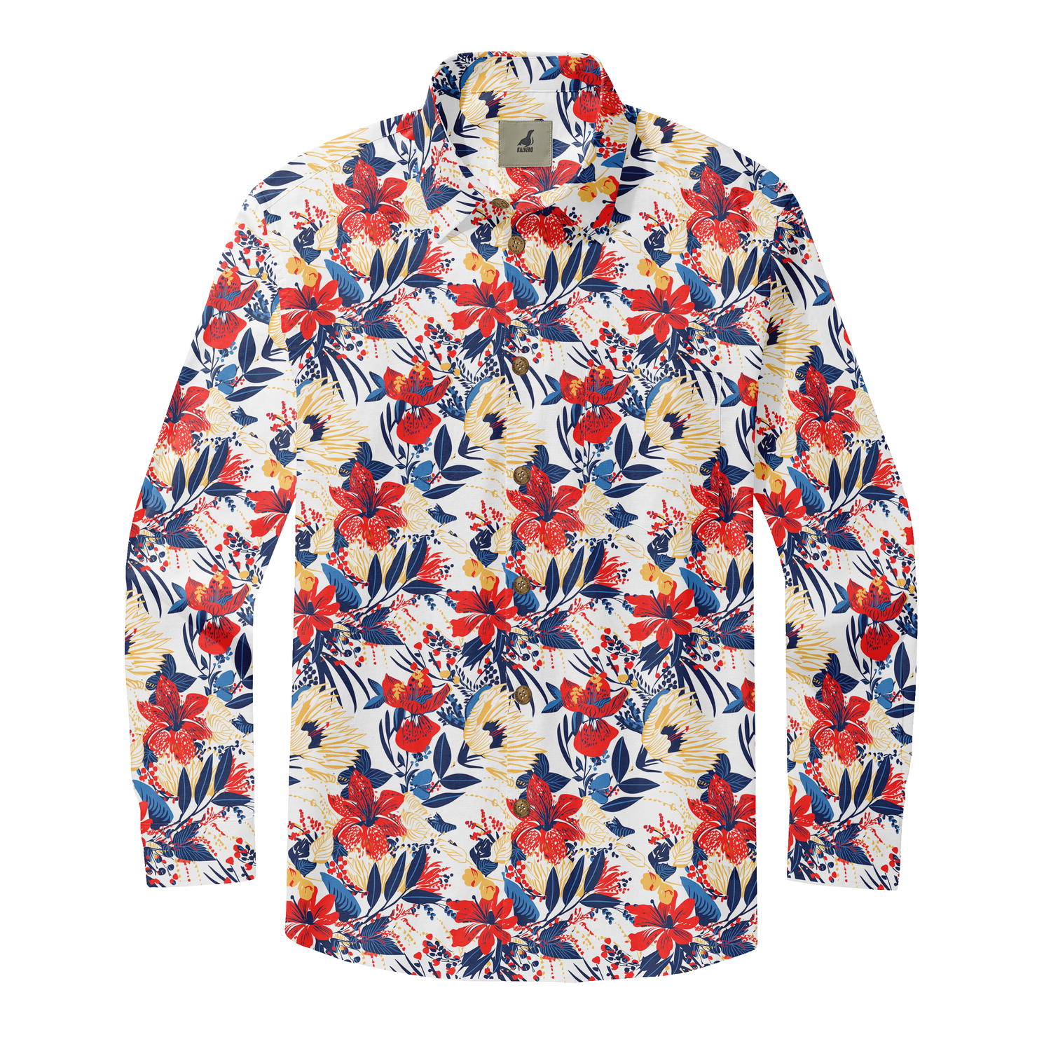 Florals in Full Bloom Long Sleeve Shirts