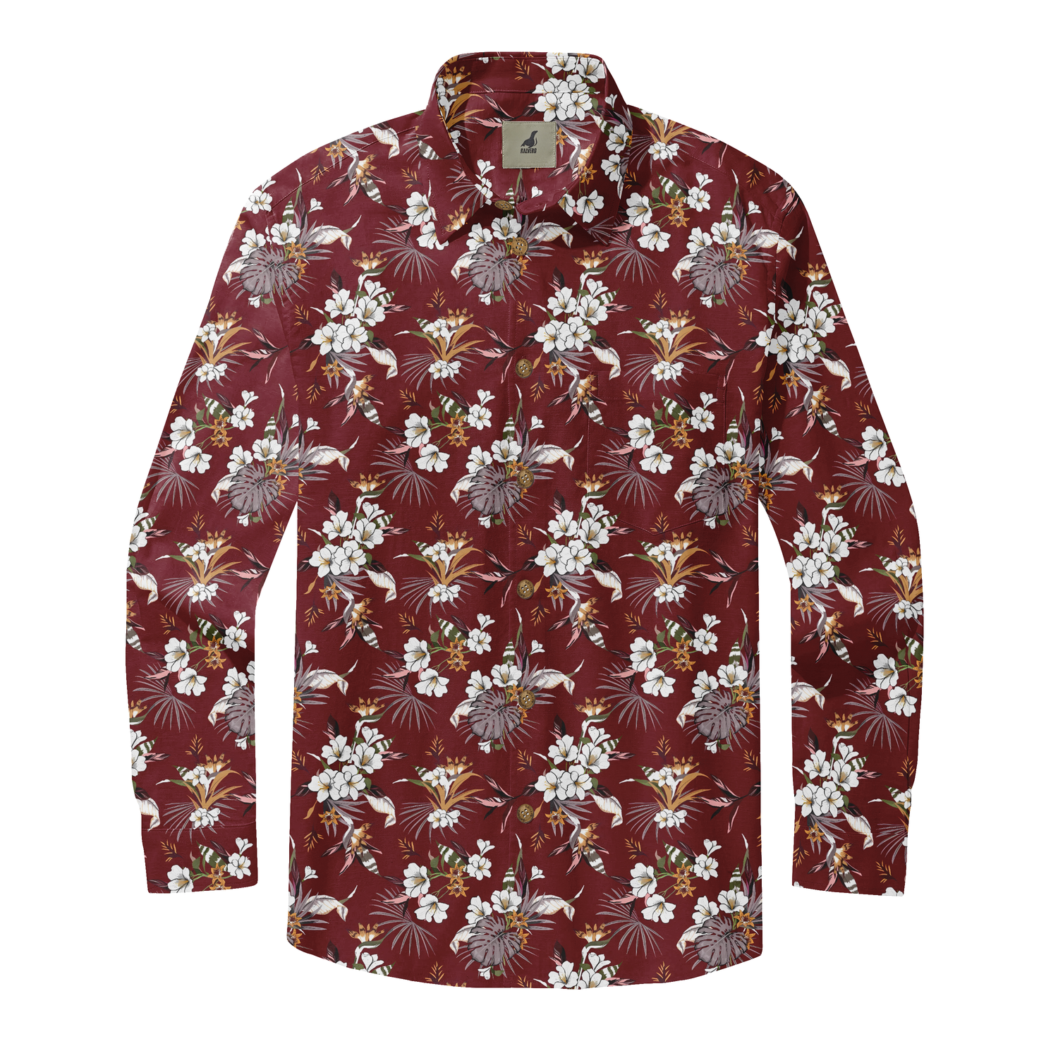 Elegant Blooms Long Sleeve Shirts