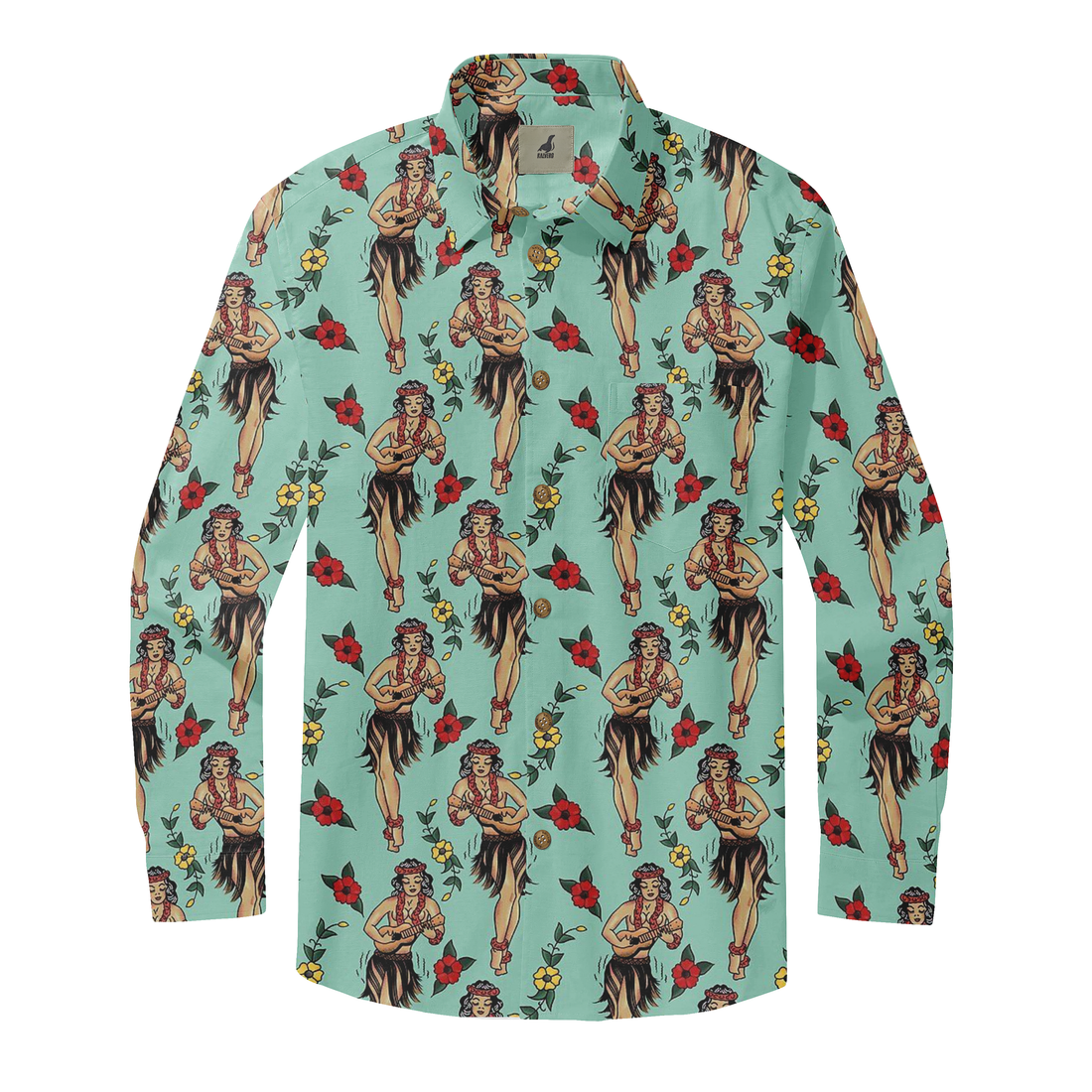 Hula Dance Long Sleeve Shirts