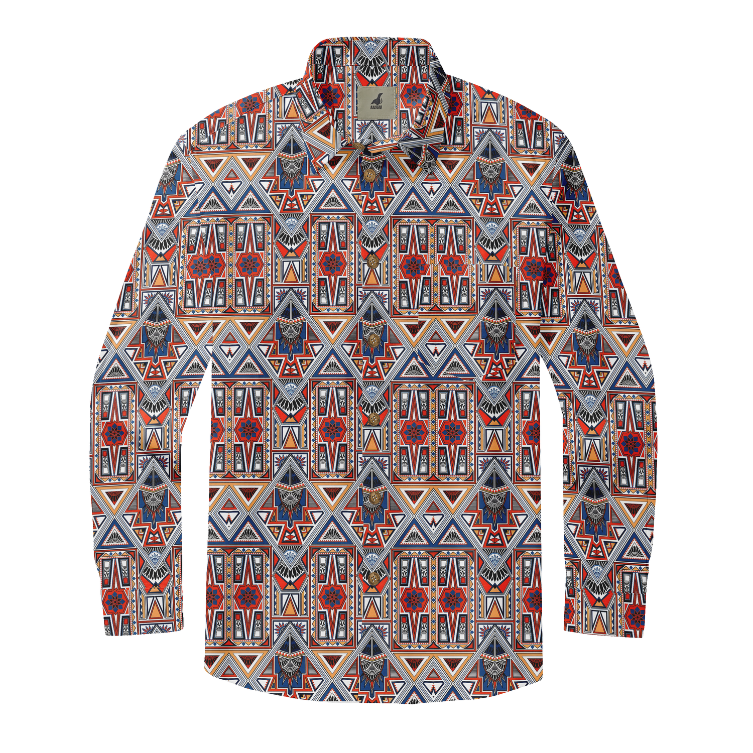 Tribal Mosaic Long Sleeve Shirts