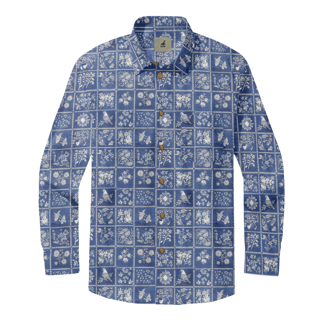 Indigo Garden Long Sleeve Shirts