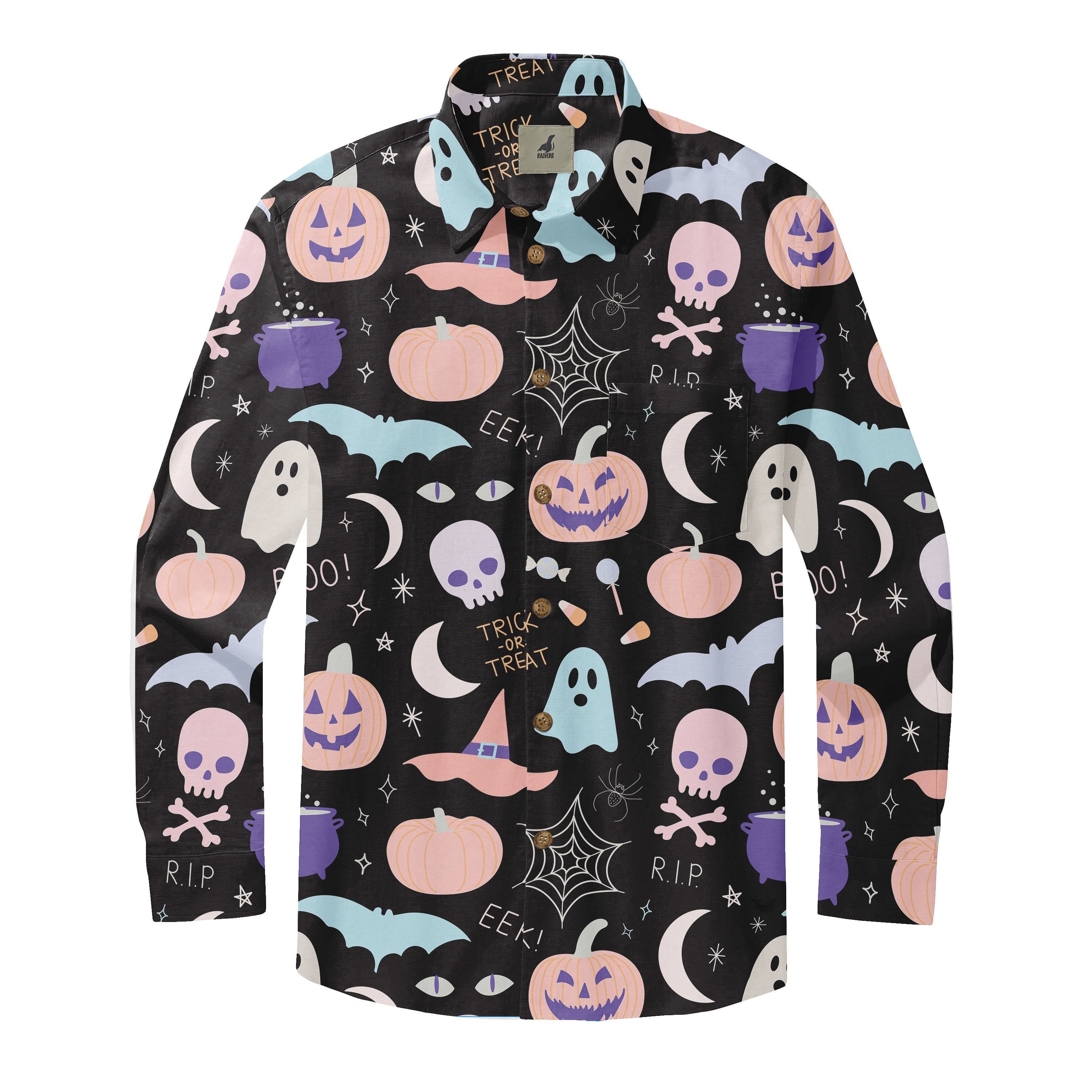 Spooky Night Delight Long Sleeve Shirt